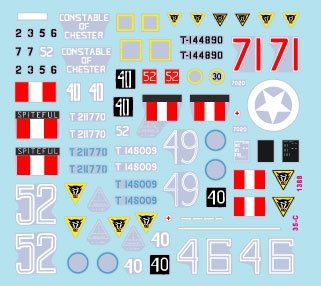 Star Decals 35-C1388 Sherman Mk V tanks. British 79th Armored Division. 1/35 – image 2