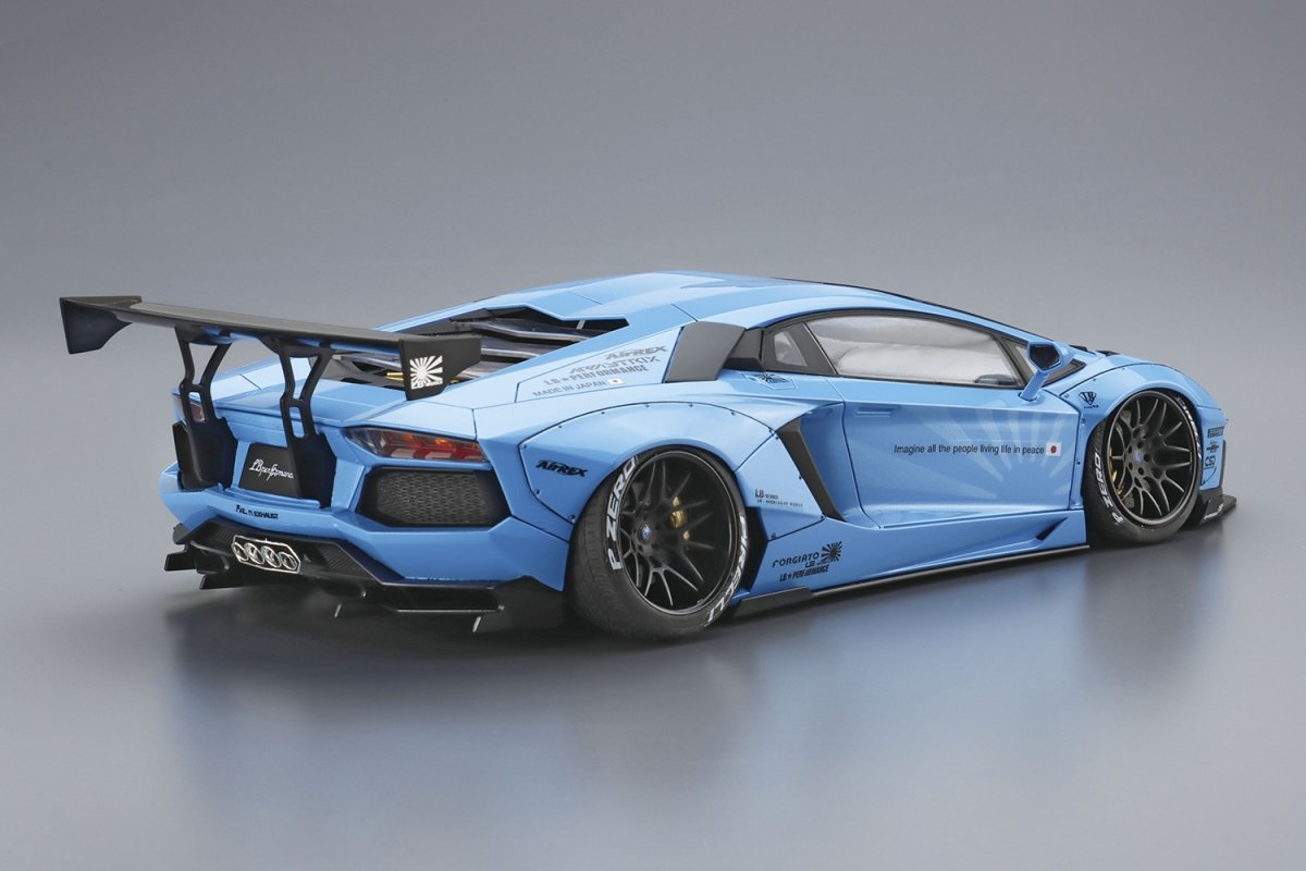 Aoshima 05989 LB-WORKS Lamborghini Aventador Ver.1 1/24 – zdjęcie 4