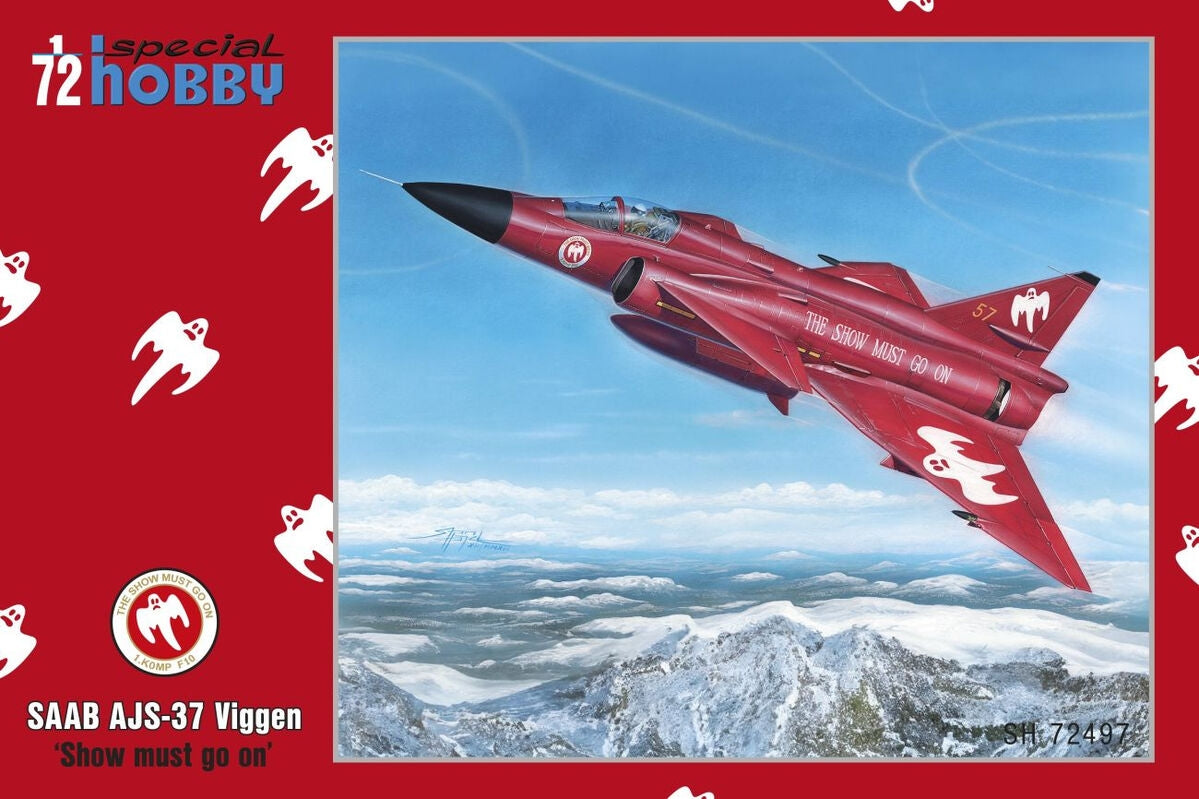 Special Hobby 72497 AJ-37 Viggen &amp;#39;Show Must Go On&amp;#39; 1/72