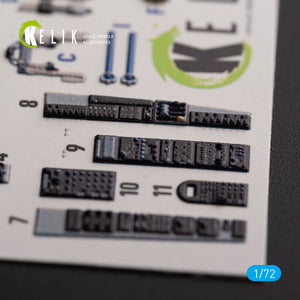 KELIK K72129 A-6E Intruder - interior 3D decals for Trumpeter kit 1/72 – image 3