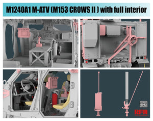 Rye Field Model 5052 M1240A1 M-ATV M153 CROWS II with full interior 1/35 – zdjęcie 4