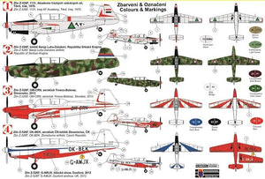 Kovozavody Prostejov KPM0155 Zlin Z-526F “Trenér” 1/72 – zdjęcie 2