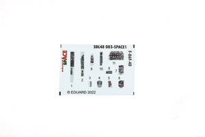 Eduard 3DL48083 F-86F-40 SPACE AIRFIX 1/48 – zdjęcie 2