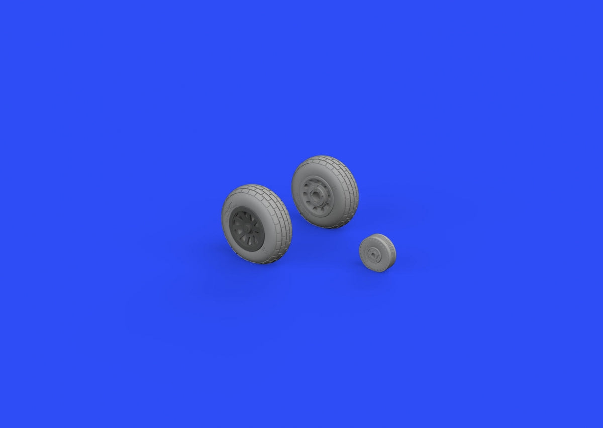 Eduard 648989 P-51B/ C wheels block tread EDUARD 1/48 – zdjęcie 3
