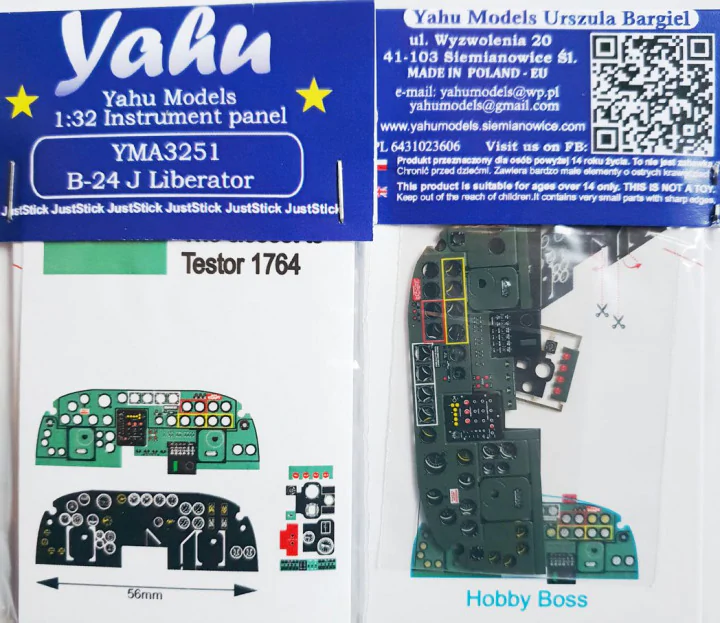 Yahu YMA3251 B-24 J Liberator pour Hobby Boss