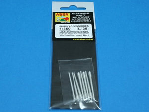 Aber 350L-38 Set of 8 pcs 380 mm long barrels for ships Richeulieu, Jean Bart 1/350 – zdjęcie 5