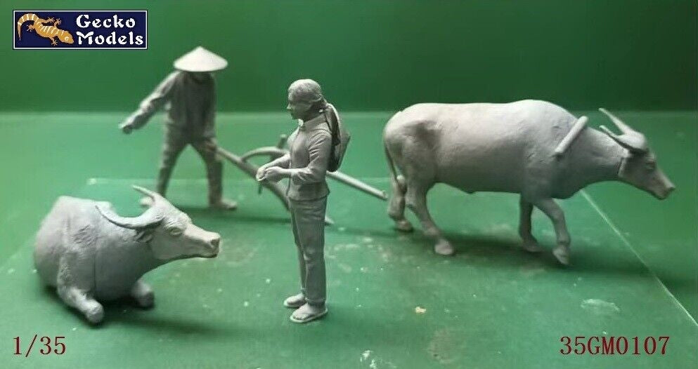 Gecko Models 35GM0107 60s-70s Farming in Vietnam 1/35 – zdjęcie 2