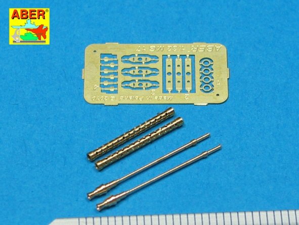 Aber A32002 Set of 2 barrels for German 7,92 mm MG 17 aircraft machine guns 1/32 – zdjęcie 2