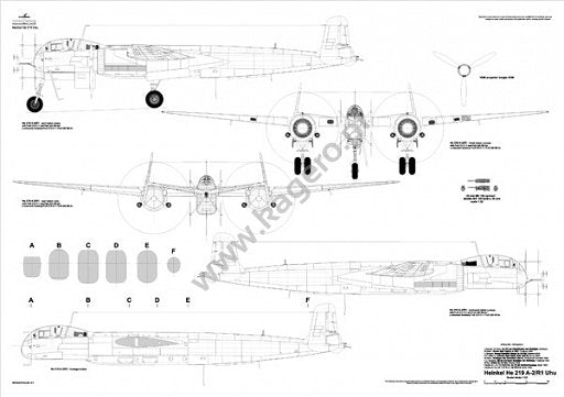 Kagero 3050 Heinkel He 219 Uhu vol.II (EN) – zdjęcie 7