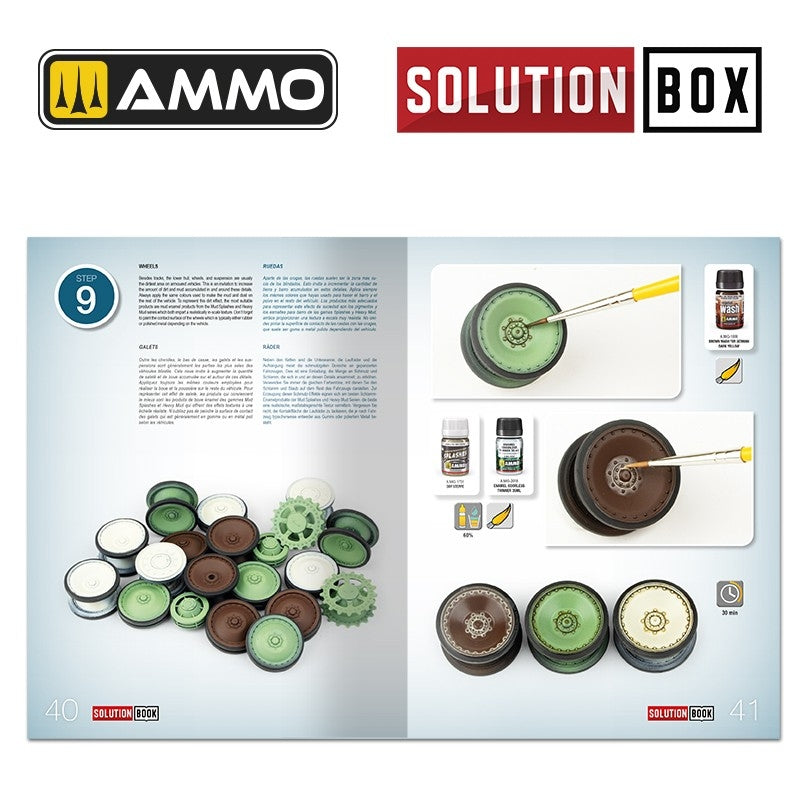 Ammo of Mig 6529 SOLUTION BOOK 23 - How to Paint WWII German Late War Vehicles (Multilingual Book) – zdjęcie 10