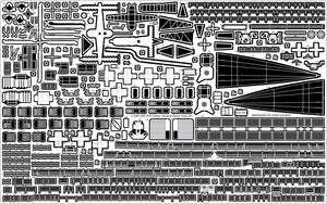 Pontos 38019F1 USS FFG Oliver Hazard Perr Class L.H. Detail Up Set &amp;quot;Advanced&amp;quot; with Kit 1/350 – zdjęcie 9
