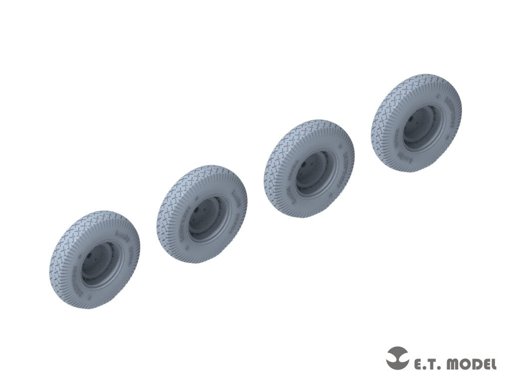 E.T. Model P35-108 WWII German Sd.Kfz.234 Large Diameter Weighted Wheels Type.8 1/35 – zdjęcie 3