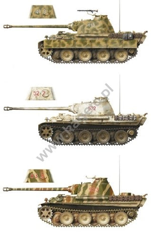 Kagero 15031 Pz.Kpfw. V Panther In Attack &amp;amp; Defence (kalkomania) PL/EN – immagine 7