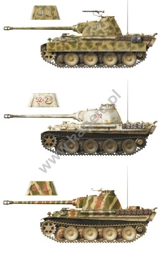 Kagero 15031 Pz.Kpfw. V Panther In Attack &amp;amp; Defence (kalkomania) PL/EN – immagine 7