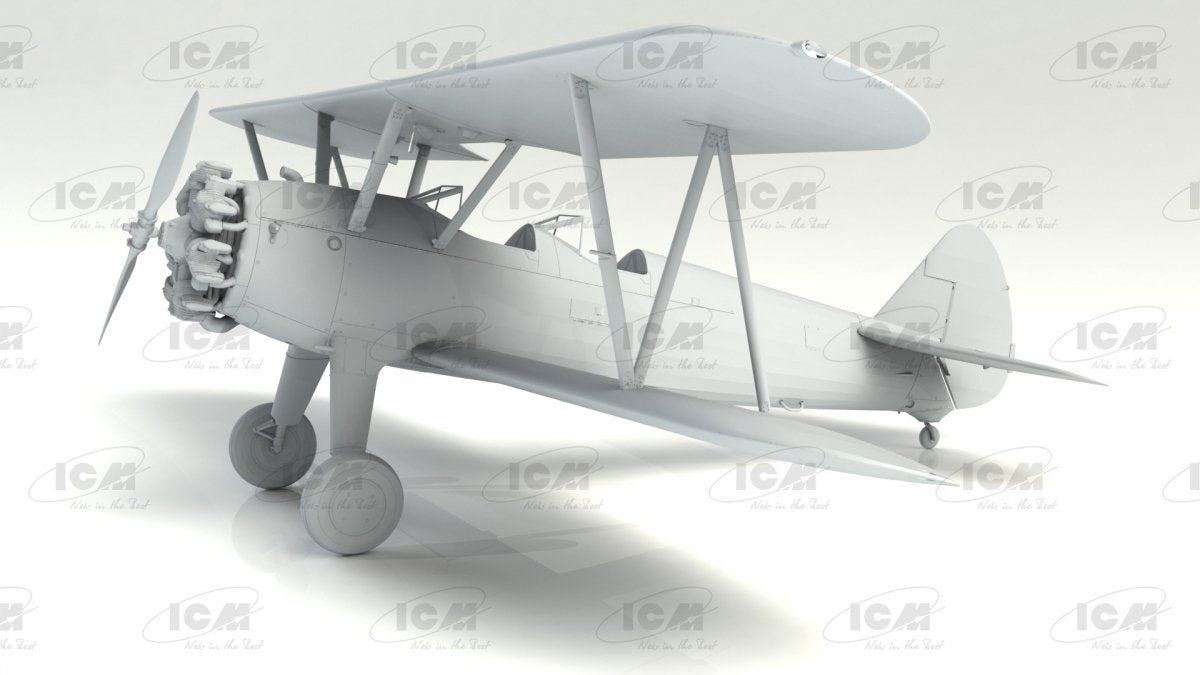 ICM 32052 Stearman PT-13/N2S-2/5 Kaydet 1/32 – zdjęcie 3