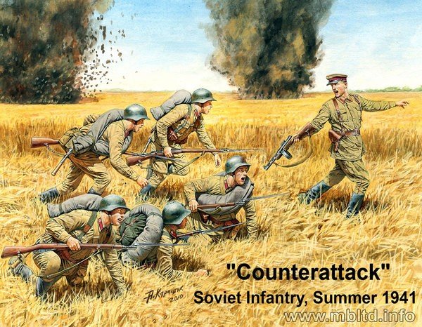 Master Box 3563 Counterattack Soviet infantry, summer 1941 1/35 – image 2