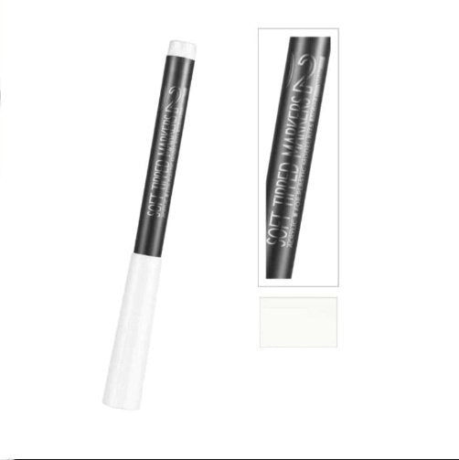 DSPIAE MK-02 White Soft Tipped Marker Pen