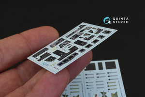Quinta Studio QD48112 F-15I 3D-Printed &amp;amp; colored Interior on decal paper (for GWH kit) 1/48 – image 4