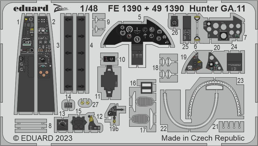 Eduard 491390 Hunter GA.11 Airfix 1/48 – zdjęcie 2