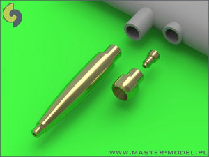 Master AM-32-082 Spitfire Mk.IXe/XVIe late version - rounded barrel mantlet for Hispano 20mm cannons and Browning .50cal machine gun in mantlet (for Tamiya model) – image 3
