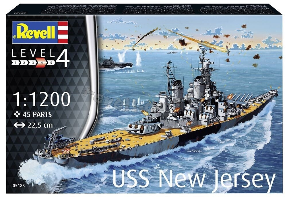 Revell 65183 USS New Jersey Model Set 1/1200 – image 2