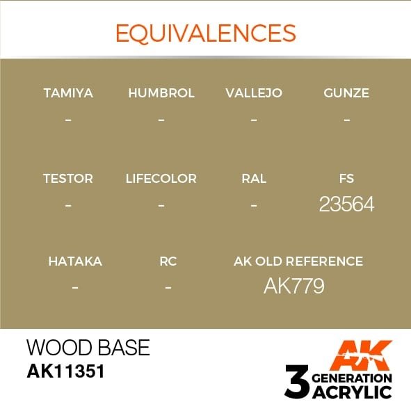 AK Interactive AK11351 Wood Base 17ml – image 3