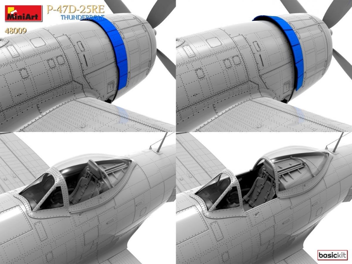 MiniArt 48009 P-47D-25RE THUNDERBOLT. BASIC KIT 1/48 – zdjęcie 12