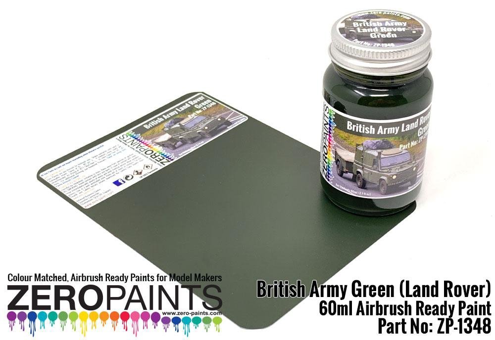 Zero Paints ZP-1348 British Army Green (Land Rovers) Paint 60ml – image 2