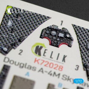 KELIK K72028 A-4M &amp;quot;SKYHAWK&amp;quot; INTERIOR 3D DECALS FOR FUJIMI/HOBBY 2000 KIT 1/72 – image 2