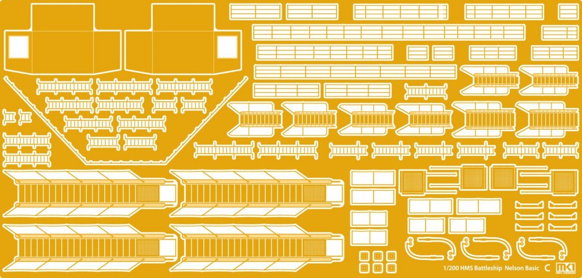 MK1 Design MD-20014 HMS Rodney Value Pack 1/200 – zdjęcie 5