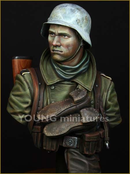 Young Miniatures YM1825 German Infantry Russian Front WWII 1/10 – zdjęcie 10