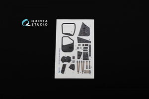 Quinta Studio QD72019 Mi-24V NATO 3D-Printed &amp;amp; coloured Interior on decal paper (for Zvezda kit) 1/72 – zdjęcie 2