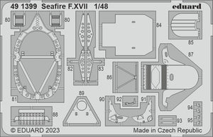Eduard 491399 Seafire F. XVII Airfix 1/48 – zdjęcie 2