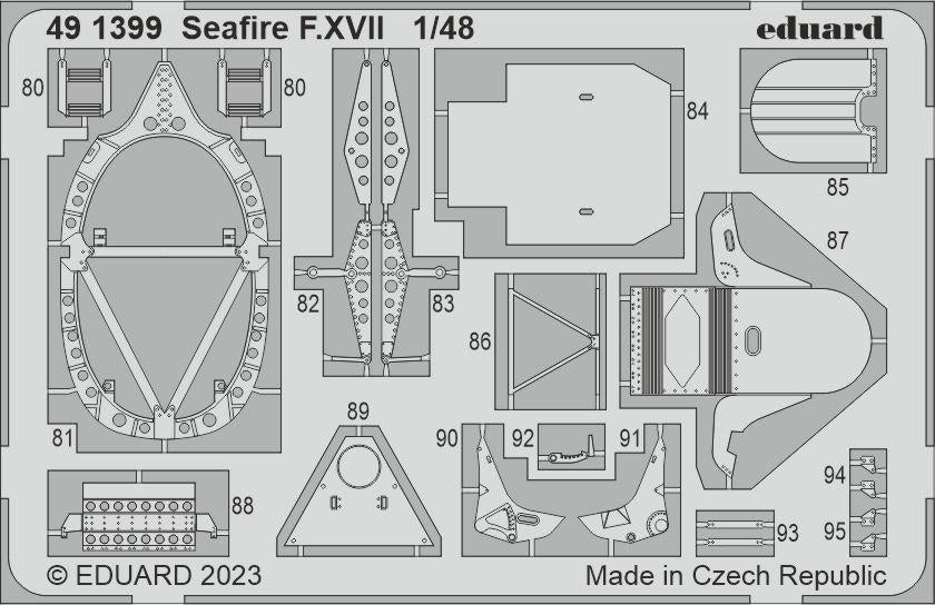 Eduard 491399 Seafire F. XVII Airfix 1/48 – zdjęcie 2