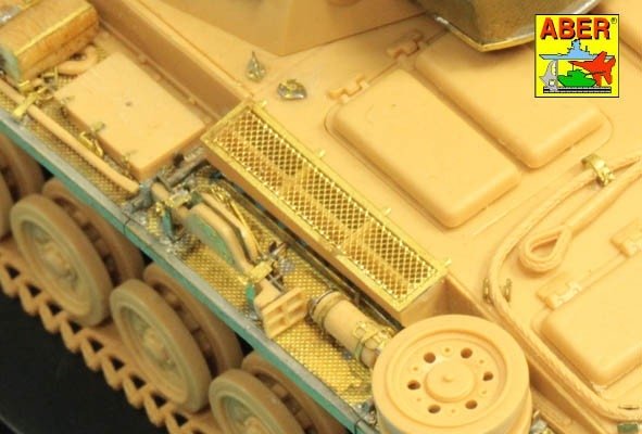 Aber 48A31 Grilles for Pz.Kpfw. III &amp;amp; Stug III Fit to Tamiya models: 32540; 32524; 32525; 32543; 1/48 – image 9