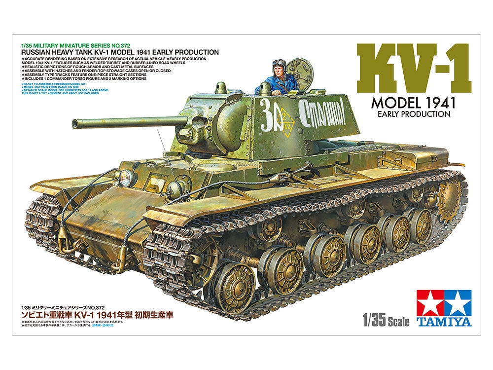 Tamiya 35372 Russian Heavy Tank KV-1 Model 1941, Early Production 1/35 – zdjęcie 2