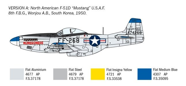 Italeri 1452 North American F-51D Mustang Korean War 1/72 – image 2