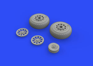 Eduard 648494 P-51D wheels diamond tread EDUARD 1/48 – zdjęcie 2