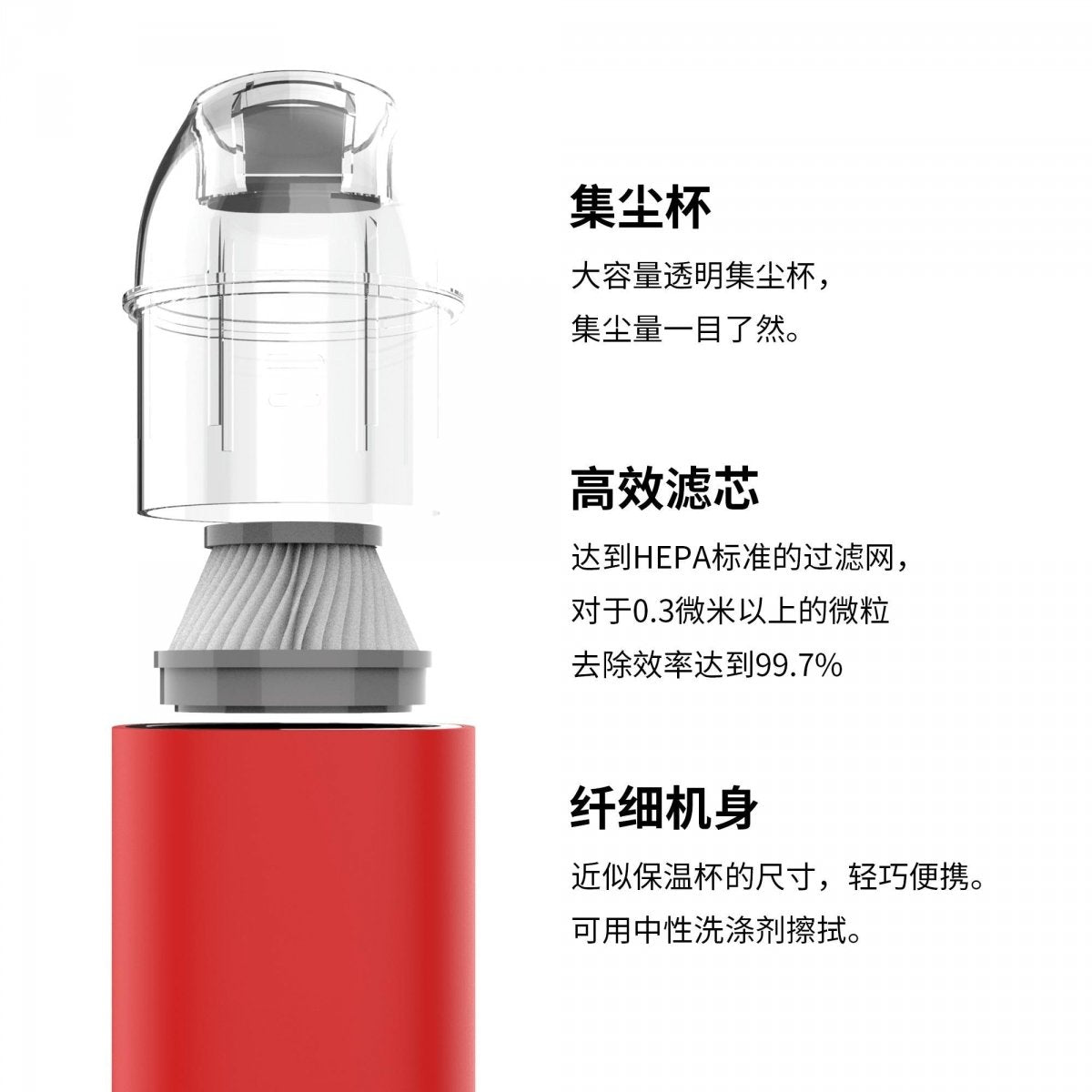 DSPIAE HC-V Portable handheld vacuum cleaner – zdjęcie 5
