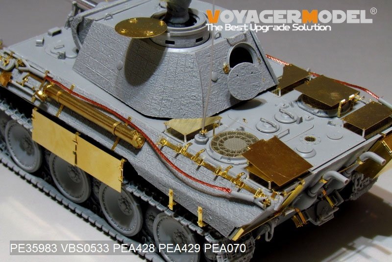 Voyager Model PE35983 WWII German Panther D Tank Late version Basic For TAKOM 2104 1/35 – zdjęcie 18