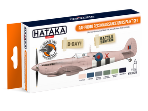 Hataka HTK-CS23 RAF Photo Reconnaissance Units paint set (6x17ml)