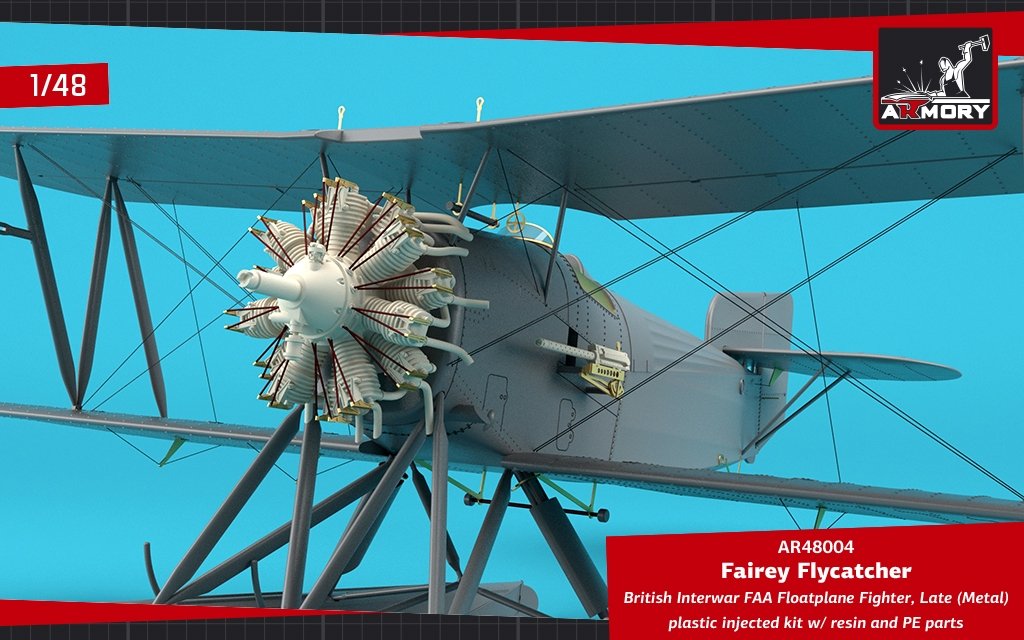 Armory Models 48004 Fairey Flycatcher British Interwar FAA Floatplane Fighter, Late (Metal) 1/48 – zdjęcie 26