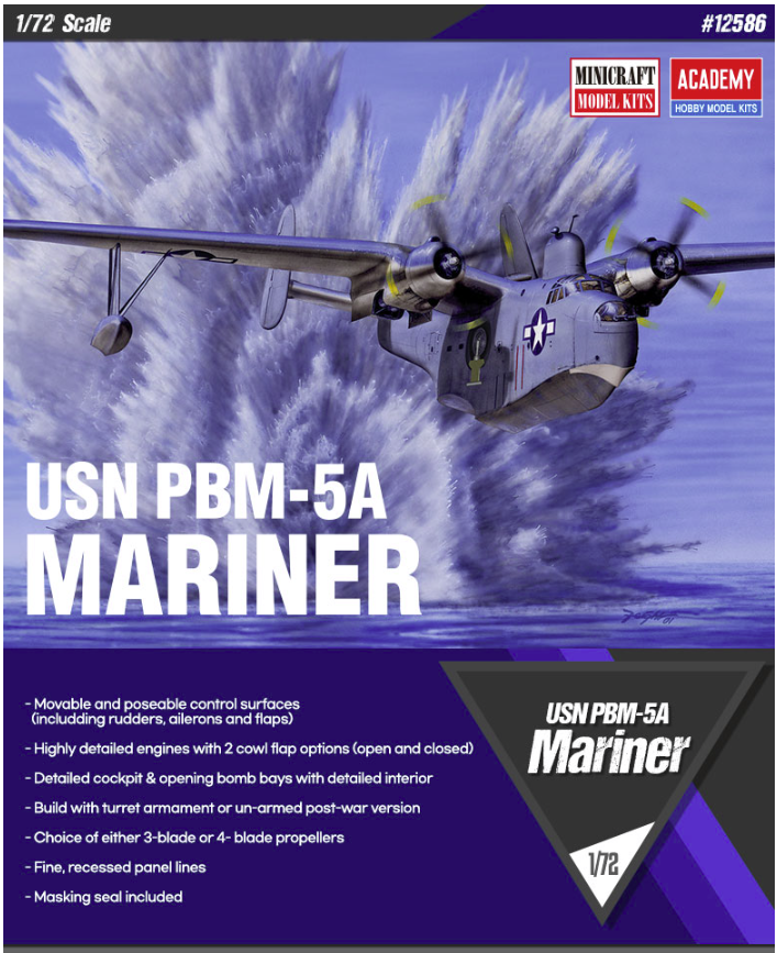 Academy 12586 USN PBM-5A MARINER 1/72 – zdjęcie 2
