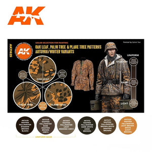 AK Interactive AK11625 OAK LEAF, PALM TREE &amp;amp; PLANE TREE PATTERNS AUTUMN/WINTER VARIANTS – image 2