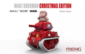 Meng Model WWV-002 M4A1 Sherman Q Editon Assembly Model Christmas Xmas Special Gift – zdjęcie 2