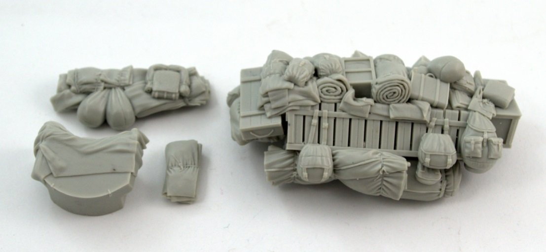 Panzer Art RE35-539 Stowage set for Pz.Kpfw III (Ausf J-N) 1/35 – zdjęcie 4