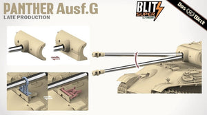 Das Werk DW35041 Panther Ausf.G Late Production SUPER BLITZ 1/35 – zdjęcie 9