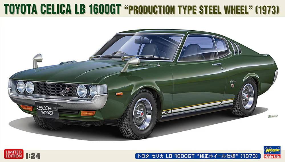 Hasegawa 20720 Toyota Celica LB 1600GT "Production Type Steel Wheel" (1973) 1/24