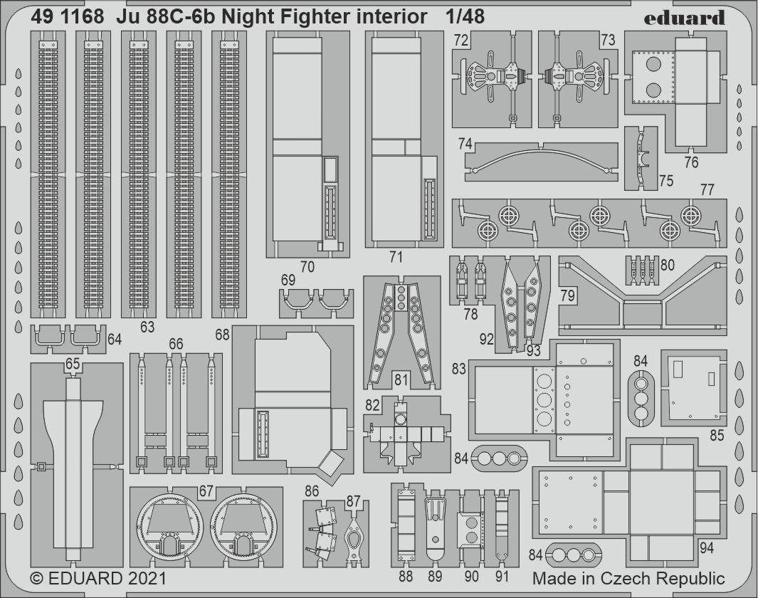Eduard BIG49288 Ju 88C-6b Night Fighter ICM 1/48 – image 2