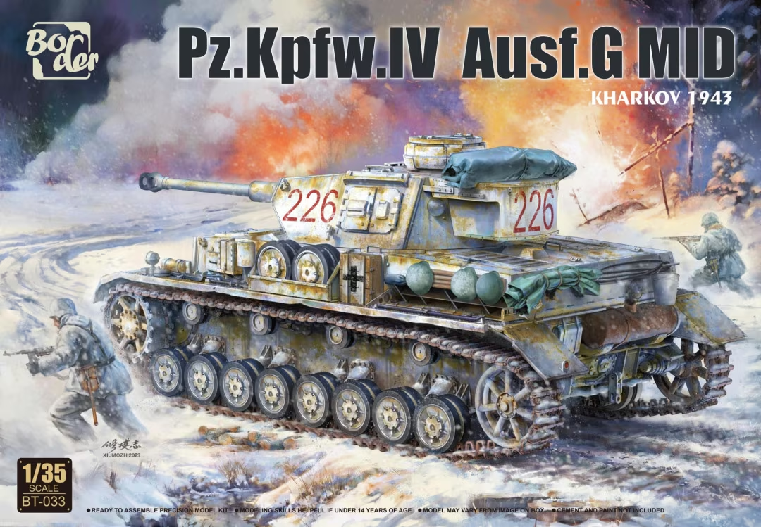 Border Model BT-033 Pz.Kpfw.IV Ausf.G MID "Kharkov 1943" 1/35
